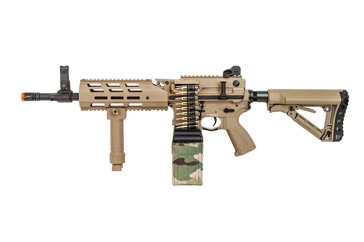 G&G CM16 LMG Stealth AEG (Tan) Airsoft Rifle G&G CM16 LMG Stealth AEG (Tan) Airsoft Rifle